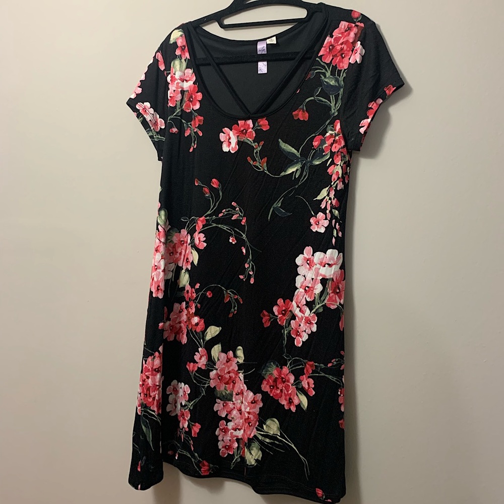 Floral T-Shirt Dress